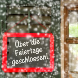 Betriebsurlaub 22.12.2018-02.01.2018